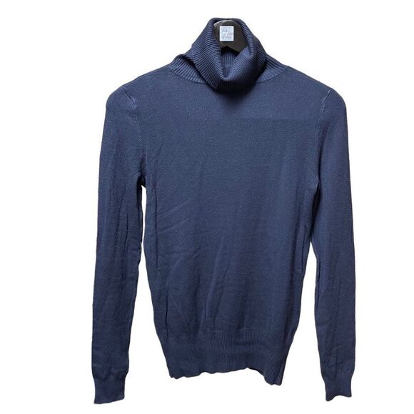 🌟70% OFF🌟 Ann Taylor Navy Turtle Neck Sweater - Picture 1 of 1